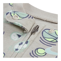 אוברול NIKE אפור הדפסי בייסבול לאורכו NB