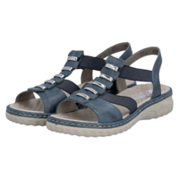 RIEKER 60452-12 – סנדל נשים כחול קליל עם נוחות שמרגישים כל היום