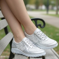 Waldläufer H89001 - דגם Havy - סניקרס אורטופדיות לנשים עד מידה 43 לבן