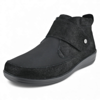 DR.F.FLEX נעל 3/4 נעלי סקוטש Firenze שחור מבריק 6800