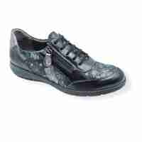 Suave דגם 6627 OXFORD שחור שרוך אנטומי