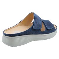 כפכף נוחות נשלף אורטופדי לנשים מעור נובוק G-Comfort S-8622 ג'ינס