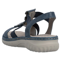 RIEKER 60452-12 – סנדל נשים כחול קליל עם נוחות שמרגישים כל היום