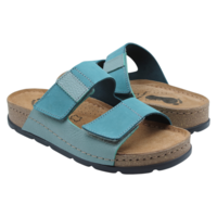 SOFTFLEX כפכף נוחות לנשים 2 סקוטשים 2627 רוקי טורקיז