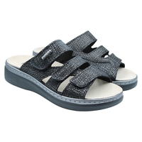 ROHDE כפכף נוחות 3 סקוטשים מדרס נשלף  5221-90 שחור