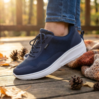 WILWOC FM2015 - נעל הליכה רכה לנשים וגברים, מקל על כאבי דורבן