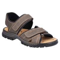 Rieker 25051-27 | סנדל הליכה לגברים עם רצועות מתכווננות
