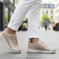 CAPRICE נעל סניקרס לנשים דגם GERTA 23764 שמפניה