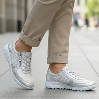 Waldläufer H89001 - דגם Havy - סניקרס אורטופדיות לנשים עד מידה 43 לבן