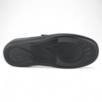 DR.F.FLEX נעליים אורטופדיות עם סקוטש Madrid שחור קרוקו