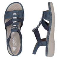 RIEKER 60452-12 – סנדל נשים כחול קליל עם נוחות שמרגישים כל היום