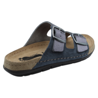 SOFTFLEX כפכף נוחות 2 אבזמים 2626 - כחול/פיוטר