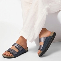 SOFTFLEX כפכף נוחות 2 אבזמים 2626 - כחול/פיוטר