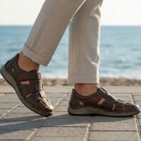 סנדל נוחות קלוע Rieker לגבר 05281-25 רפידה נשלפת תוצרת גרמניה