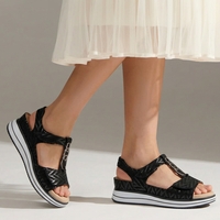 G Comfort S-664 סנדל נוחות אנטומי לנשים - עור רך ורצועות סקוטש