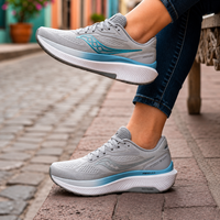 Saucony ספורט נשים ECHELON 10 XWIDE אפור XWIDE