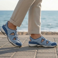 Easy Spirit סנדל נוחות ספורט אורטופדי לנשים EARTHEN 96825 תכלת