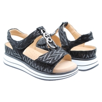 G Comfort S-664 סנדל נוחות אנטומי לנשים - עור רך ורצועות סקוטש