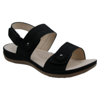 Soft Lady סנדלי נוחות אורטופדיות לנשים 8072 שחור
