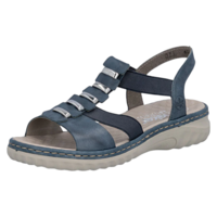 RIEKER 60452-12 – סנדל נשים כחול קליל עם נוחות שמרגישים כל היום