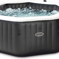 ג'קוזי מתנפח INTEX מרובע 1.80 מ׳ – 4 אנשים עם מערכת ג'טים ובועות מפנקת