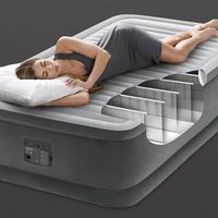 מזרון מתנפח יחיד INTEX דגם 64412 עם משאבה מובנית