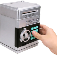 כספת בנקט לילדים – קופת חיסכון דיגיטלית עם קוד סודי ומשיכת שטרות אוטומטית!