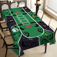 מפת פוקר ירוקה – Texas Hold’em | כיסוי מקצועי לשולחן