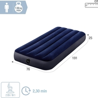 מזרן מתנפח יחיד INTEX Dura-Beam דגם 64756