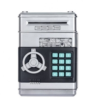 כספת בנקט לילדים – קופת חיסכון דיגיטלית עם קוד סודי ומשיכת שטרות אוטומטית!