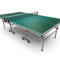 שולחן טניס חוץ דגם OUTDOOR CANADA - כולל רשת, זוג מחבטים ו-3 כדורים
