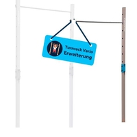 בר התעמלות אופקי כפול HUDORA – מתקן מתח כפול לחצר