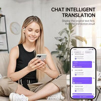 NEW SENYANG - אוזניות תרגום AI בזמן אמת - שחור