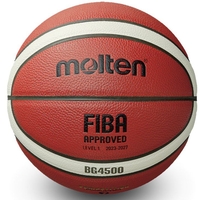כדורסל Molten BG4500 מידה 7 – כדור עור רשמי מאושר FIBA