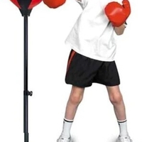 אגס אגרוף קפיצי לילדים – כולל כפפות ומשאבה