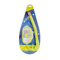 סט צלילה – משקפת ושנורקל בצבע ירוק מבית INTEX