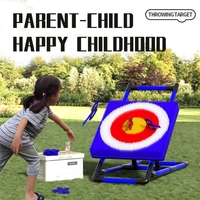 סט קליעה “Target Pro” – לוח מטרה גדול עם גרזנים וכוכבי קליעה