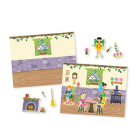 מליסה ודאג חוברת מדבקות פיות