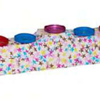 חנוכיה קרמיקה משופעת זווית