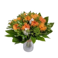Orange gerbera bouquet