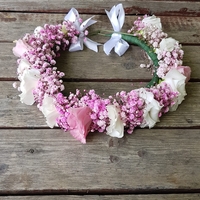 Pink Lisianthus and Gibsons Flower Crown