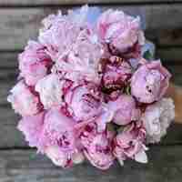 Fiona's bridal bouquet