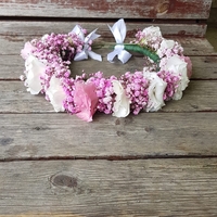 Pink Lisianthus and Gibsons Flower Crown