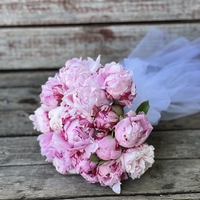 Fiona's bridal bouquet