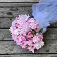 Fiona's bridal bouquet