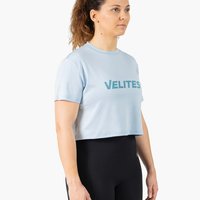 חולצת Velites HOLO Crop תכלת
