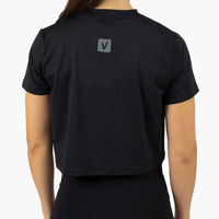 חולצת Velites HOLO Crop שחורה