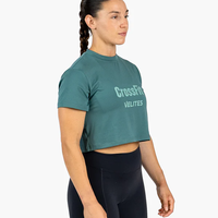 חולצת Velites HOLO Crop  - מהדורת CrossFit - ירוק