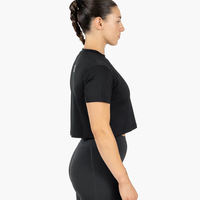 חולצת Velites HOLO Crop  - מהדורת CrossFit - שחור