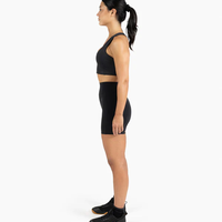 חזיית ספורט HOLO Low Neck שחורה